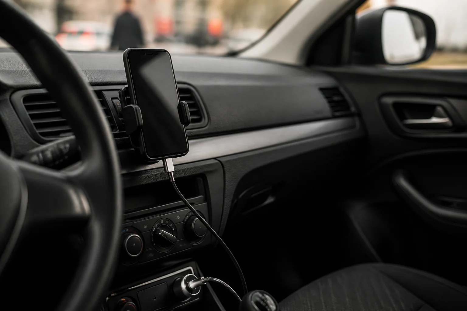 Carregador USB no TVDE: potência certa, menos falhas